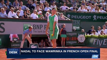 i24NEWS DESK | Nadal to face Wawrinka in French Open final | Friday, June 9th 2017