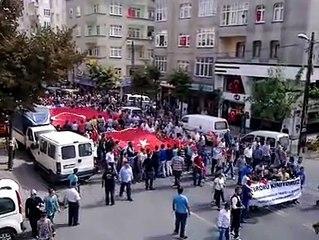 Sultangazi Şehit Polisin Cenaze Geçişi