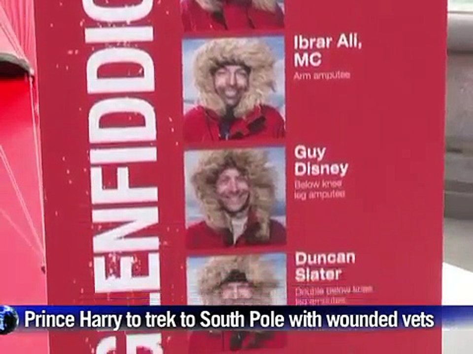 Prince Harry to Trek to South Pole With Wounded Vets