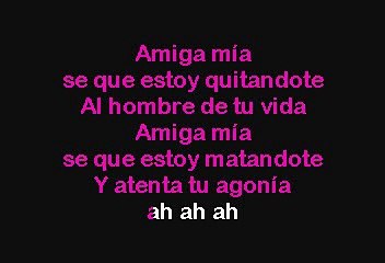 Limite - Amiga mia (Karaoke)