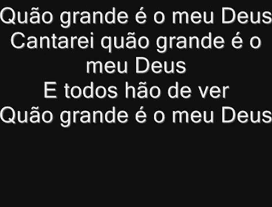 Quão Grande é o Meu Deus Com Legenda (Soraya Moraes)