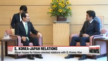 Abe says he looks forward for future S. Korea-Japan relations