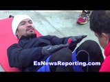 mayweather vs pacquiao manny full abs workout - EsNews boxing