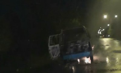 Mobil Pengangkut Tabung Elpiji Meledak dan Terbakar