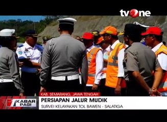 Persiapan Jalur Mudik, Survei Kelayakan Tol Bawean-Salatiga