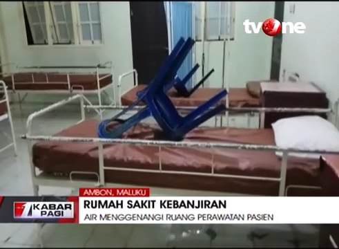 Pasien Panik, Rumah Sakit di Kota Ambon Kebanjiran