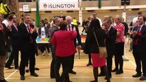 Jeremy Corbyn high-five goes horribly wrong