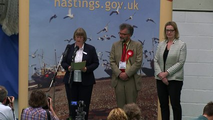 Amber Rudd holds seat with majority of just 346 votes