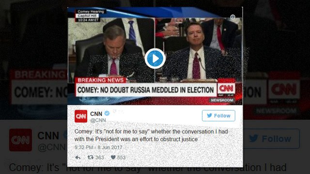 Former FBI Director James Comey testifies before Senate.This is his first time testifying before the committee since he