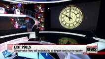 Exit polls in Britain show Conservative Party losing majority