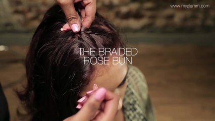 DIY Braid Rose Bun - MyGlamm Hairstylist Tutorial