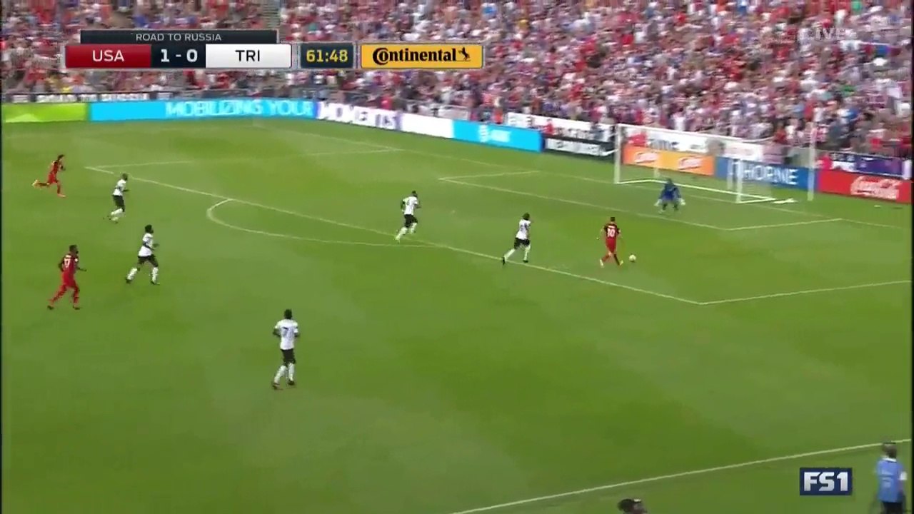 Christian Pulisic second Goal HD - USA 2 - 0 Trinidad & Tobago - 08.06.2017 (Full Replay)