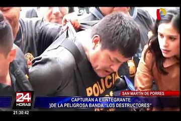 SMP: Capturan a ex integrante de peligrosa banda ‘Los destructores’