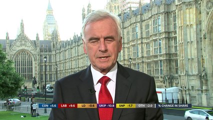 John McDonnell: We're willing to form a minority government