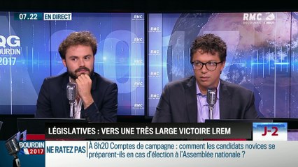 QG Bourdin 2017 : Législatives : Vers une très large victoire LREM – 09/06