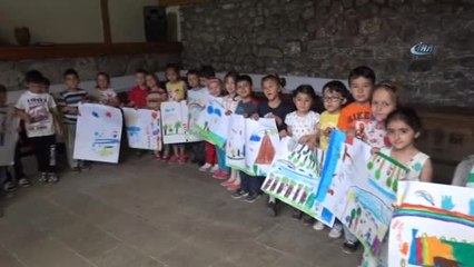 Çocukların Yaptığı Resimler 'Masal Müzesi'ni Süsleyecek