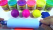 Learn Colors with Play Doh !! Play Doh Ice Cream Popsicle Peppa Pig Elephant Molds Fun f