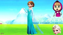 Wrong Heads Disney Princess Frozen Finger Family Nursery Rhymes Elsa Princess Aurora