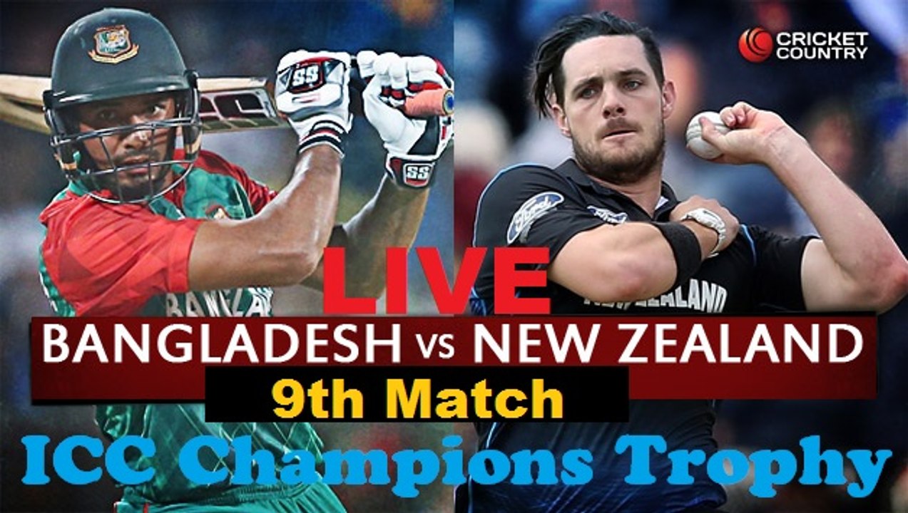New Zealand vs Bangladesh, 9th Match, Group A Live Streaming