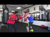 gabe rosado vs curtis stevens rosado going hard on mitts - EsNews Boxing