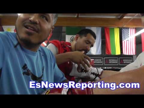 boxing star egis Kavaliauskas tells robert garcia lets sparr - EsNews