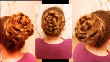 ❤️Hairstyle - Fast evening hairstyle _ Best Hairstyles for Girls 2016