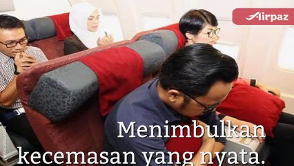 Tips atasi rasa cemas saat naik pesawat