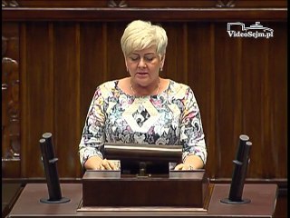 Poseł Małgorzata Pępek - Wystąpienie z dnia 07 czerwca 2017 roku.