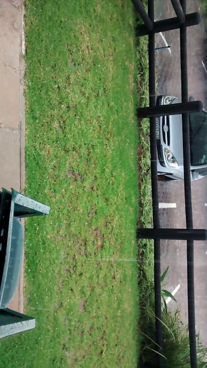 Hailstone rain