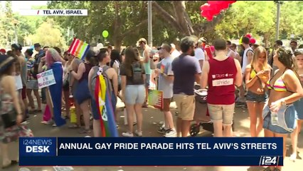 Video herunterladen: i24NEWS DESK | Annual Gay Pride parade hits tel Aviv's streets | Friday, June 9th 2017