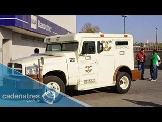 Robo de película!! Delincuentes roban 9 millones de un banco del DF