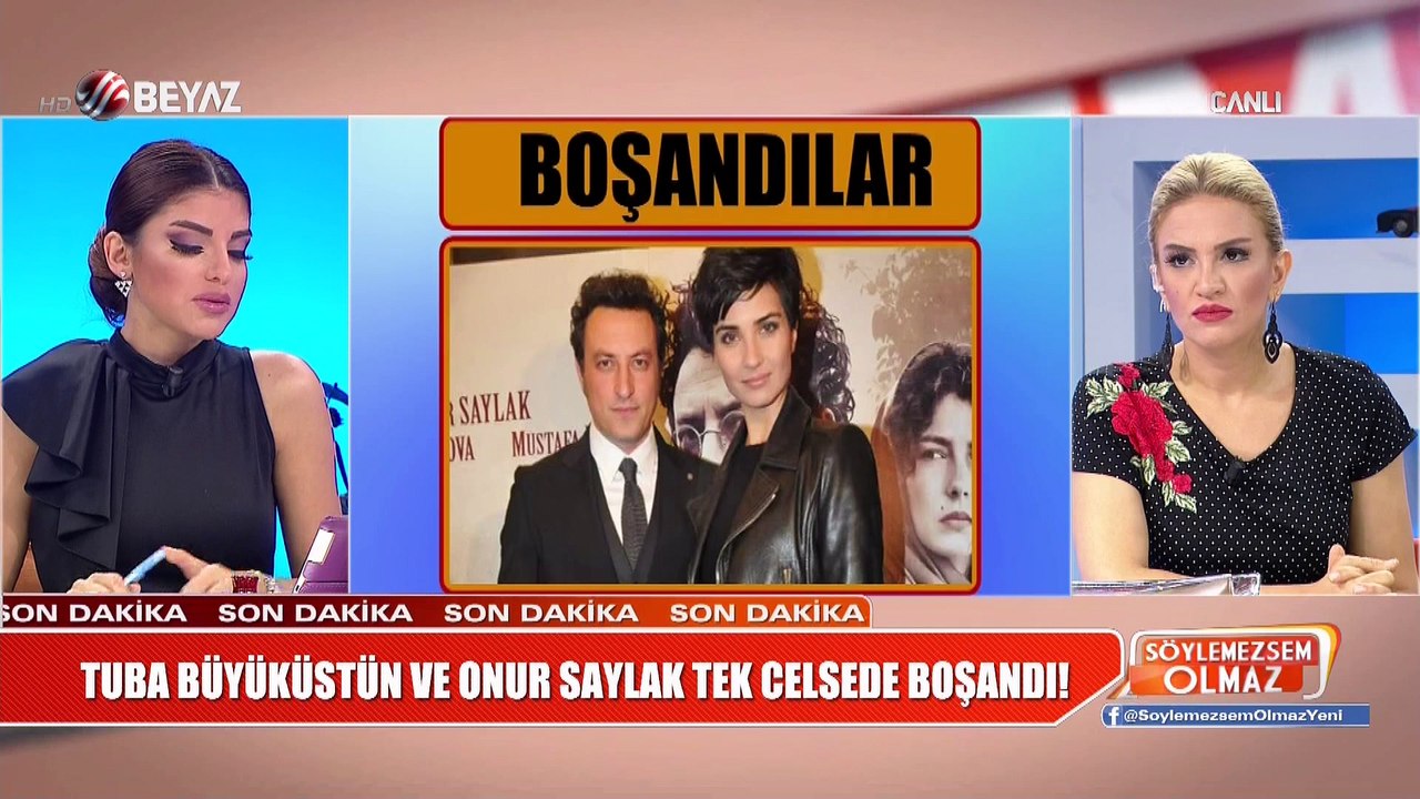 Tuba Büyüküstün ve Onur Saylak boşandı