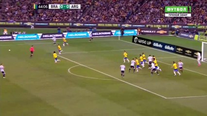 0-1 Gabriel Mercado Goal HD - Brazil vs Argentina 09.06.2017 HD