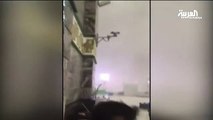 فيديو سقوط رافعه بالحرم المكي2