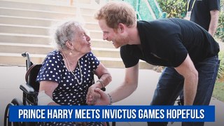 Prince Harry meets Invictus Games hopefuls