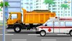 Camión y Excavadora infantiles - Caricaturas de carros - Camiones infantiles - Coches para niños
