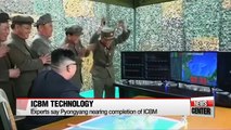 N. Korea's ICBM and nuclear weapons nears completion