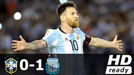 [12m] Brazil vs Argentina 0-1 - All Goals & Extended Highlights [09/06/2017] International Friendly Match HD