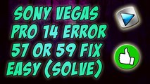 Sony Vegas 14 error -57 or -59 | No license to run or use this software solve fix 2017 | Akther Bros
