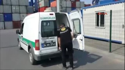Ambarlı Limanı'nda Kaçak Sigara Operasyonu