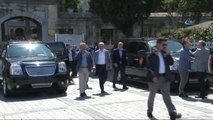 Cumhurbaşkanı Erdoğan Cuma Namazını Sultanahmet Camii'nde Kıldı