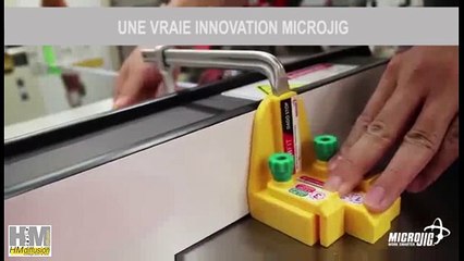 Butée de scie Microjig pour rainurage - HMDIFFUSION