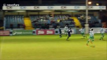 Footballer scores 40 yard belter in non league game