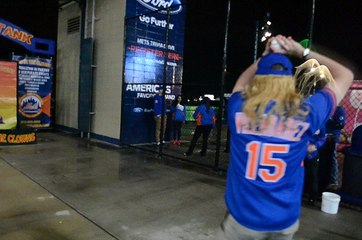 05/06/2017 - Marlins Vs. Mets - Baseball Pitch Dunk Tank