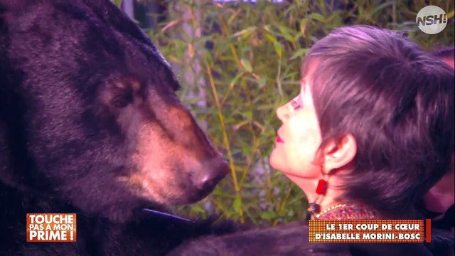 TPMP : Isabelle Morini-Bosc embrasse et danse avec un ours