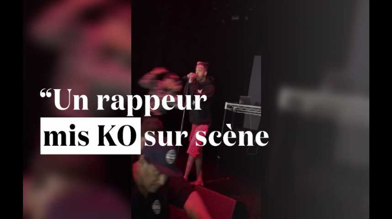 Un rappeur mis KO sur scène pendant son concert