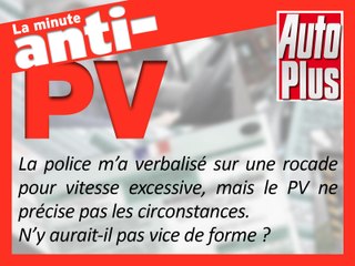 Vitesse excessive : PV souvent contestables