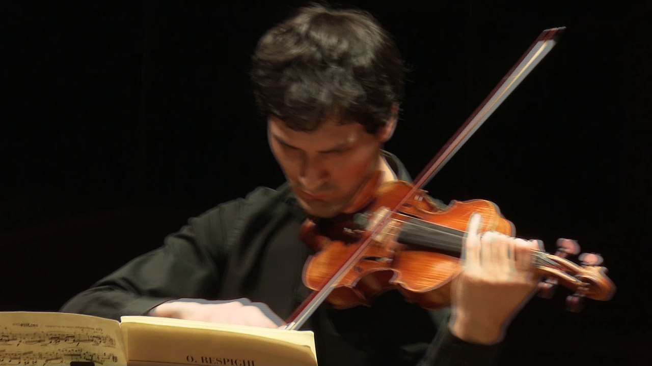 Respighi : Sonate pour violon et piano en si mineur - Passacaglia : Allegro moderato ma energico - Gabriel et Dania Tchalik