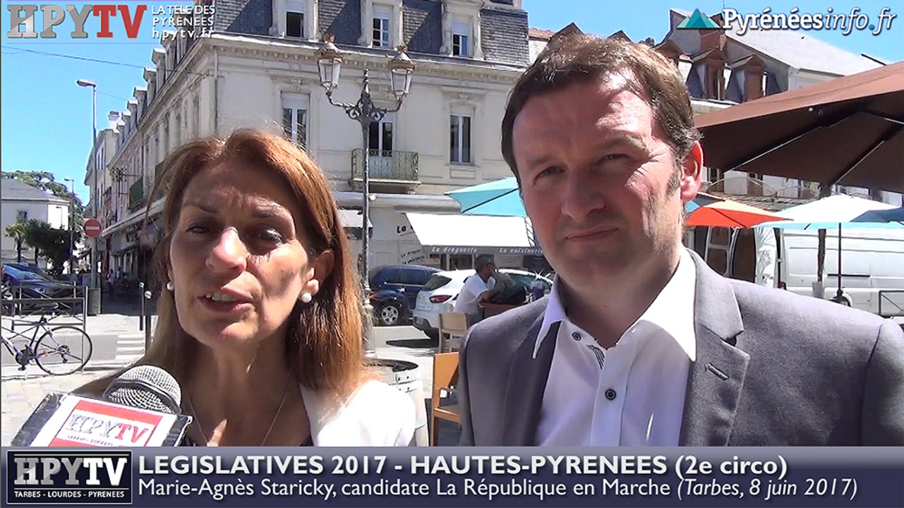 HPyTv Législatives | Marie-Agnès Staricky candidate LREM Hautes-Pyrénées 2e (8 juin 2017)