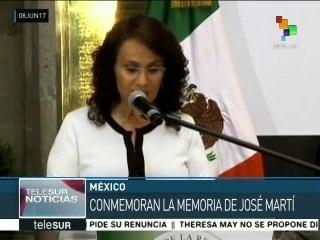 Legisladoras mexicanos recuerdan legado de José Martí